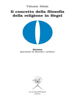 cover image of Il concetto di filosofia della religione in Hegel